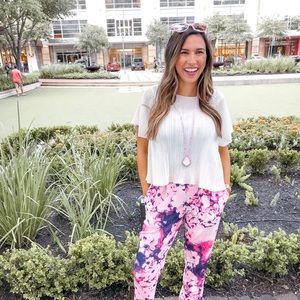 White Pleated Blouse